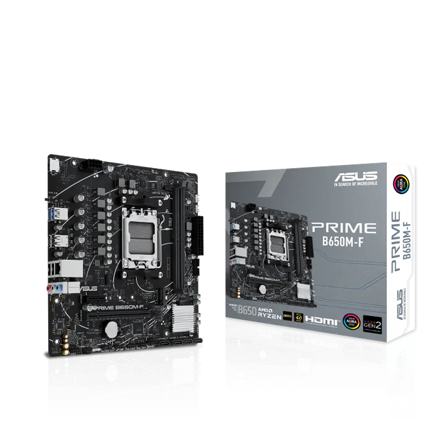 Placa Madre ASUS PRIME B650M-F AM5 DDR5 Micro-ATX (Ryzen 7000/8000/9000) 1