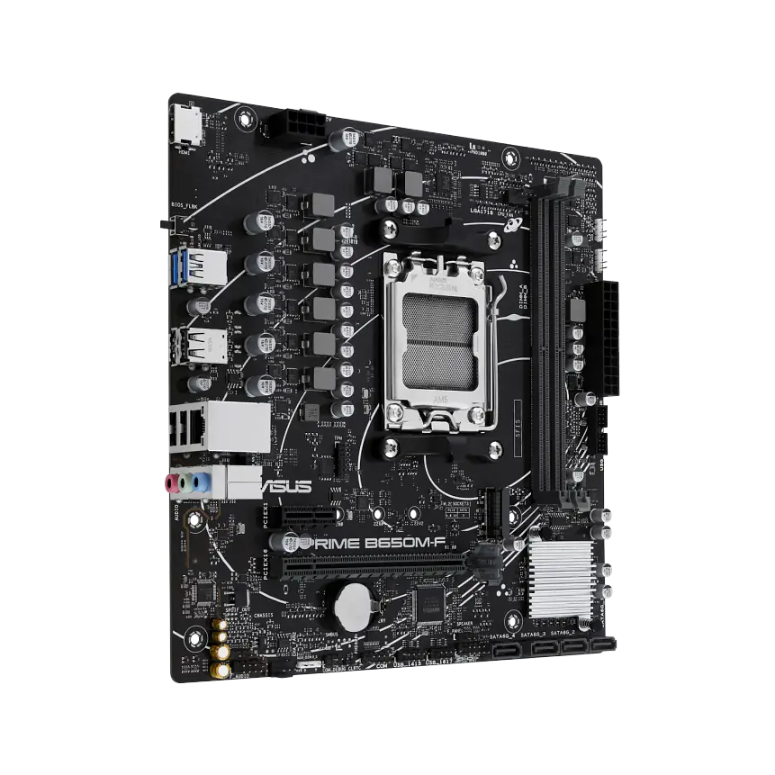 Placa Madre ASUS PRIME B650M-F AM5 DDR5 Micro-ATX (Ryzen 7000/8000/9000) 3