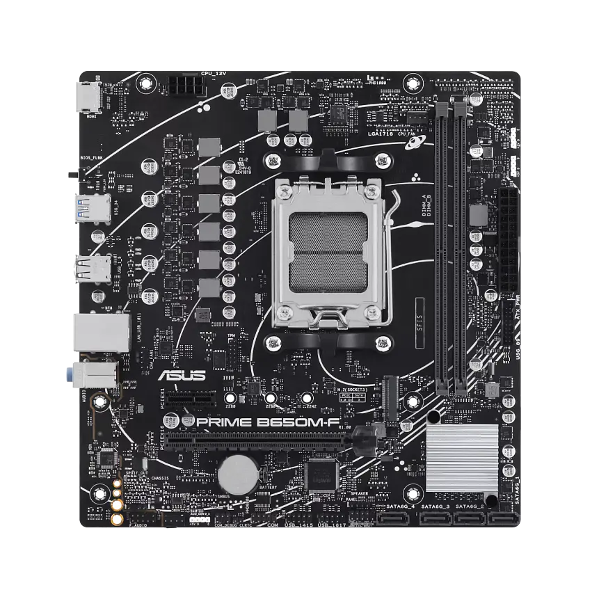 Placa Madre ASUS PRIME B650M-F AM5 DDR5 Micro-ATX (Ryzen 7000/8000/9000) 2