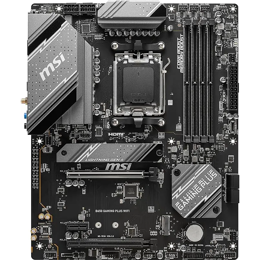 Placa Madre MSI B650 GAMING PLUS WIFI AM5 DDR5 Wi-Fi 6E 2.5G 2