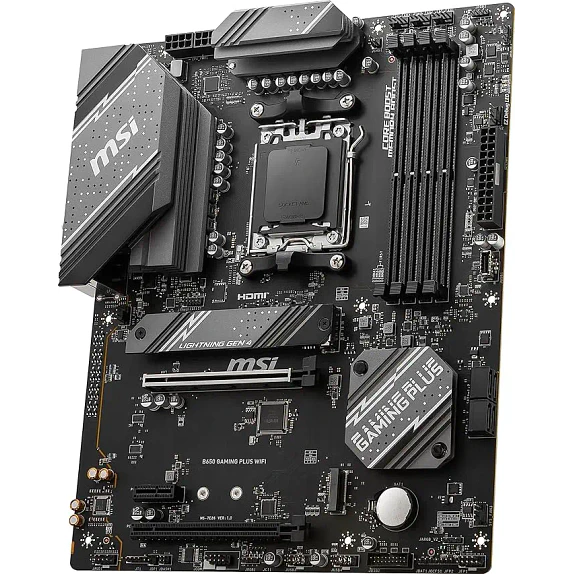 Placa Madre MSI B650 GAMING PLUS WIFI AM5 DDR5 Wi-Fi 6E 2.5G 3