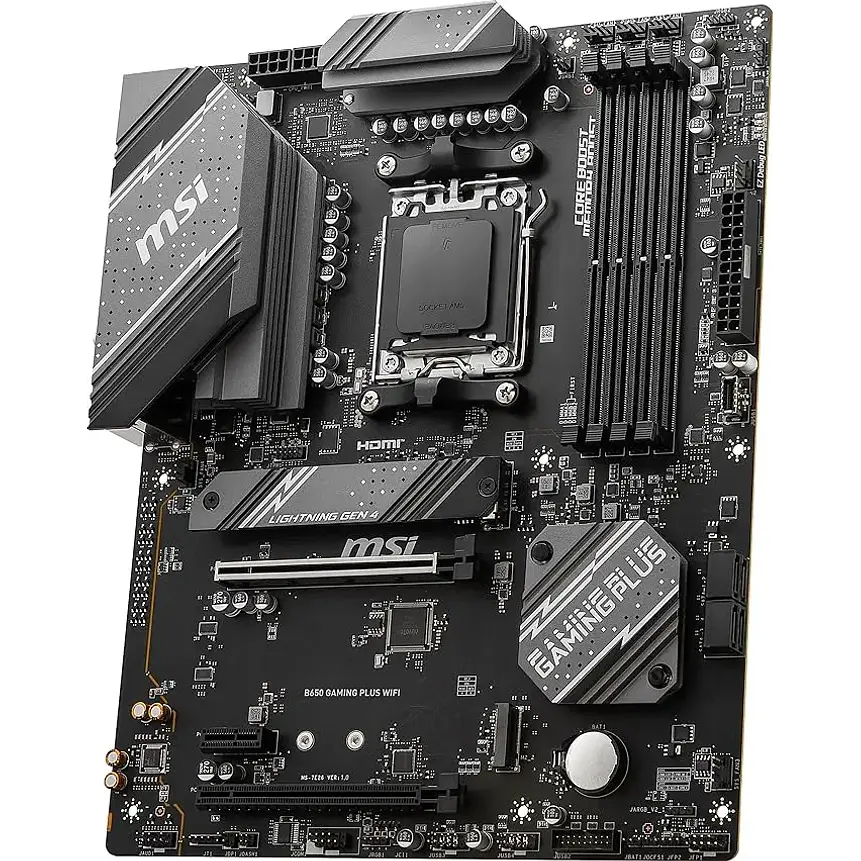 Placa Madre MSI B650 GAMING PLUS WIFI AM5 DDR5 Wi-Fi 6E 2.5G 3