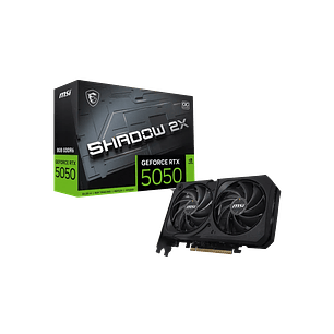 Tarjeta de Video MSI GeForce RTX 5050 8GB GDDR6 SHADOW 2X OC (G5050-8S2C)