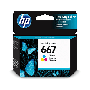 Cartucho HP 667 Tri-Color Original (3YM78AL)