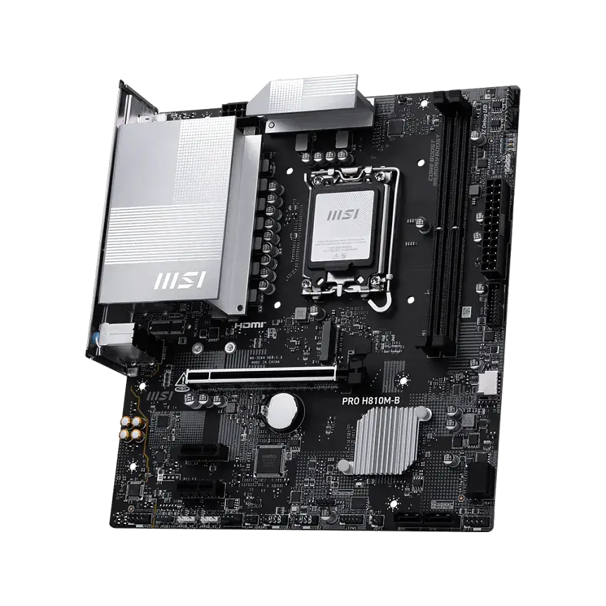 Placa Madre MSI PRO H810M-B mATX LGA1851 DDR5 Intel H810 3