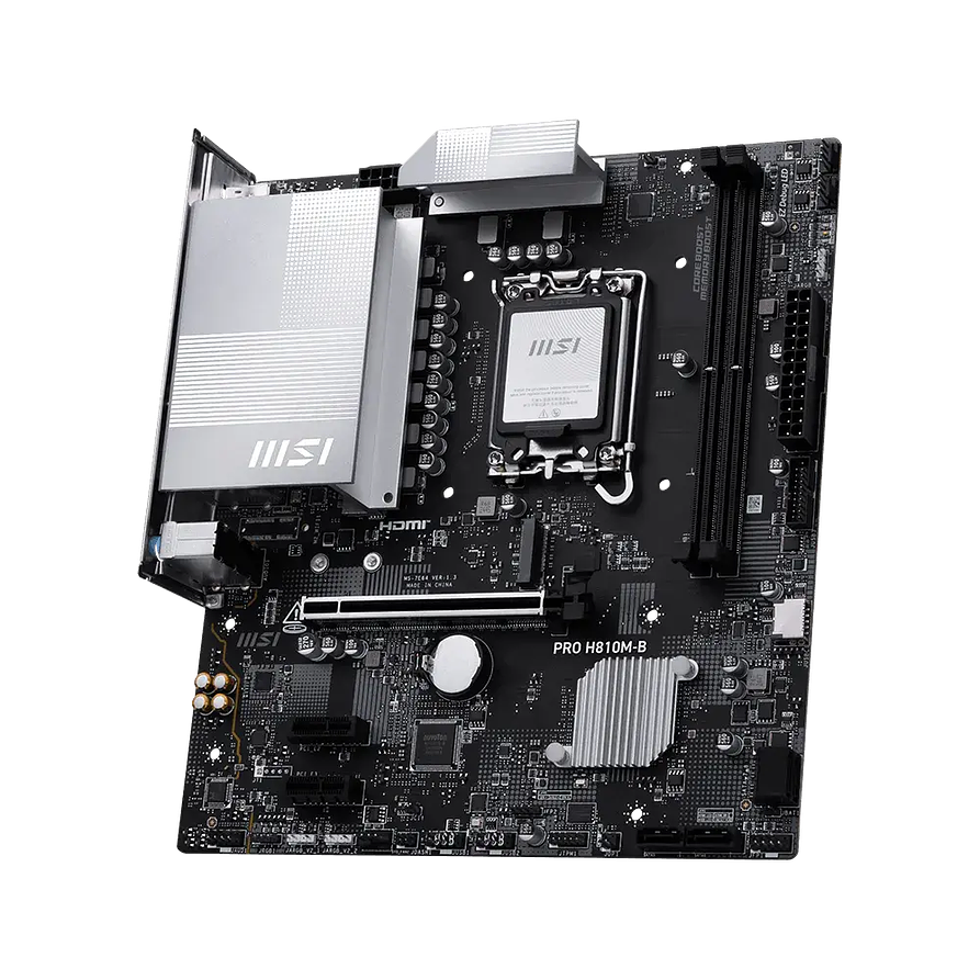 Placa Madre MSI PRO H810M-B mATX LGA1851 DDR5 Intel H810 3