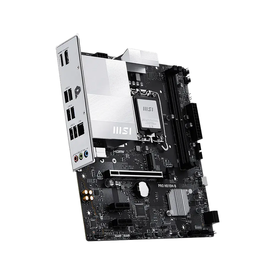 Placa Madre MSI PRO H810M-B mATX LGA1851 DDR5 Intel H810 4