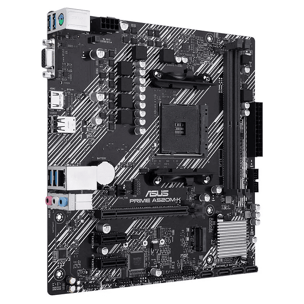 Placa Madre ASUS PRIME A520M-K AM4 Micro ATX + M.2 DDR4 3
