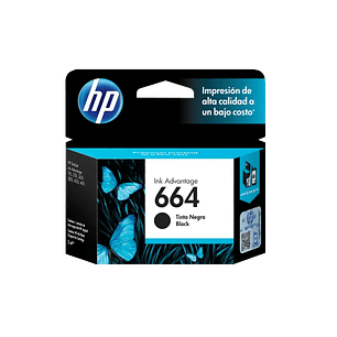Cartucho HP 664 Negro Original F6V29AL para impresoras HP DeskJet