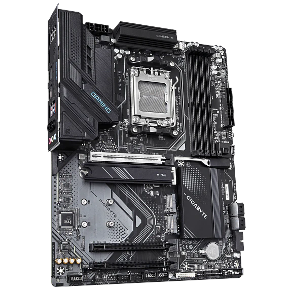Placa Madre GIGABYTE X870 GAMING WIFI6 AM5 ATX con Wi-Fi 6E, DDR5 y M.2 3