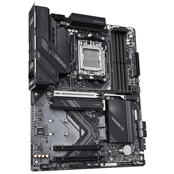 Placa Madre GIGABYTE X870 GAMING WIFI6 AM5 ATX con Wi-Fi 6E, DDR5 y M.2 3