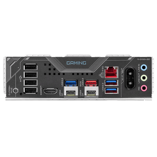Placa Madre GIGABYTE X870 GAMING WIFI6 AM5 ATX con Wi-Fi 6E, DDR5 y M.2 4