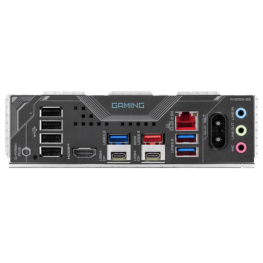 Placa Madre GIGABYTE X870 GAMING WIFI6 AM5 ATX con Wi-Fi 6E, DDR5 y M.2 4