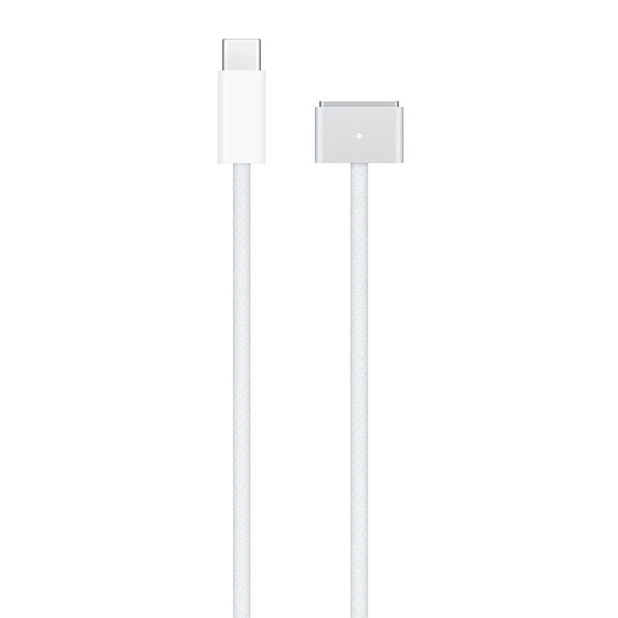 Cable Original Apple USB-C a MagSafe 3 (2m) Silver para MacBook 1