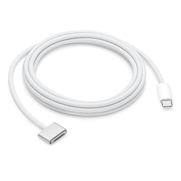 Cable Original Apple USB-C a MagSafe 3 (2m) Silver para MacBook 2