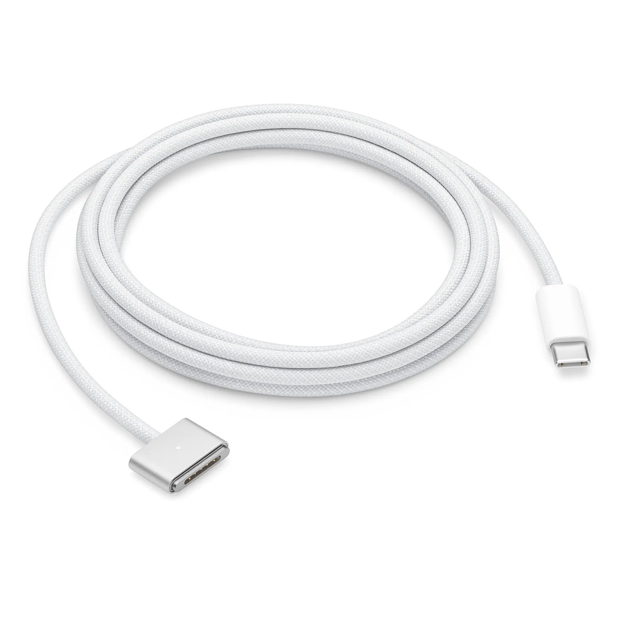 Cable Original Apple USB-C a MagSafe 3 (2m) Silver para MacBook 2