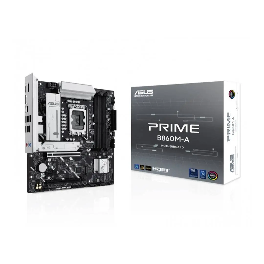 Placa Madre ASUS PRIME B860M-A Micro ATX LGA1851 DDR5 para Intel Core Ultra 1