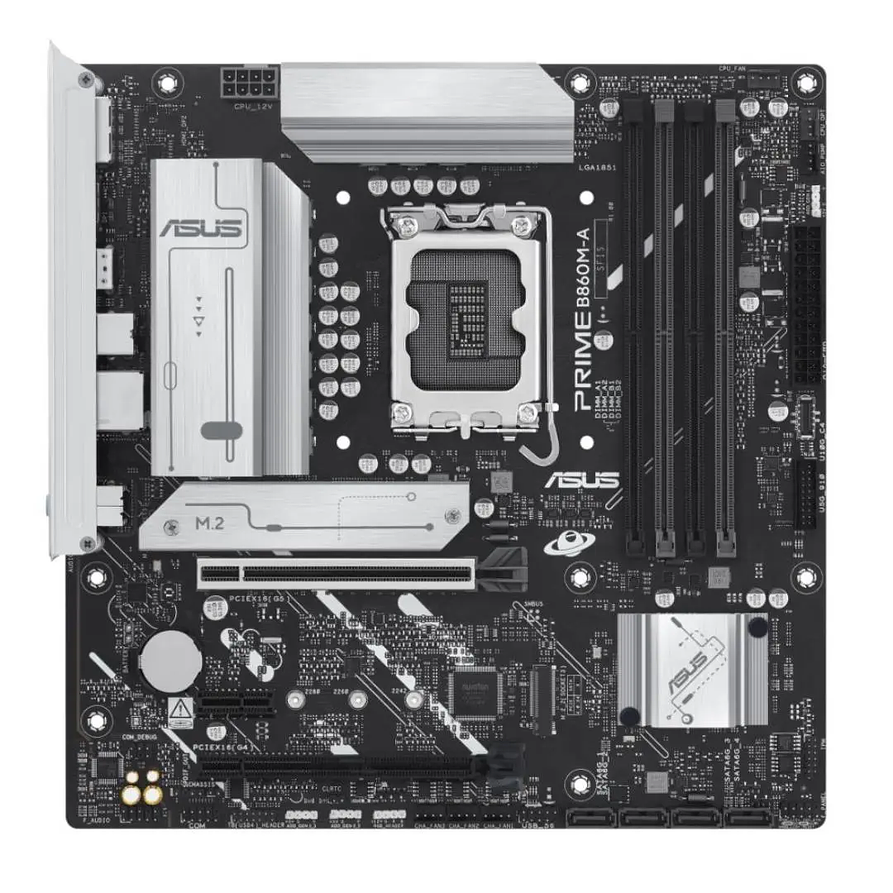 Placa Madre ASUS PRIME B860M-A Micro ATX LGA1851 DDR5 para Intel Core Ultra 2
