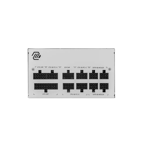 Fuente de Poder MSI MAG A850GL PCIE5 White 850W 80+ Gold Modular ATX 3.0 3