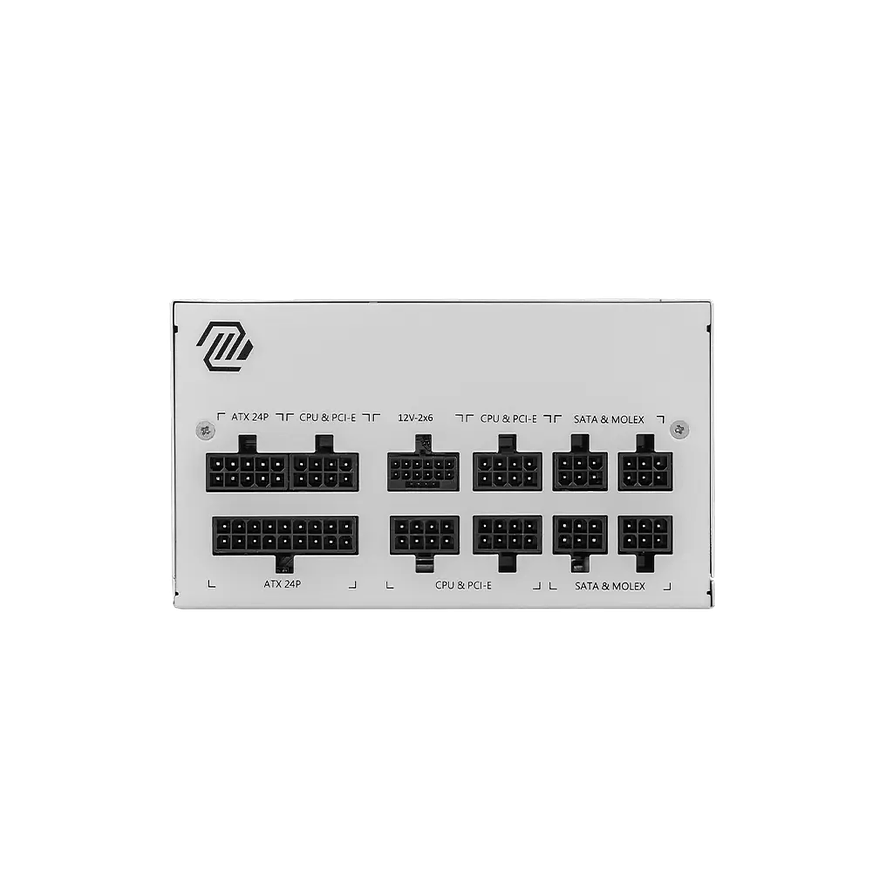 Fuente de Poder MSI MAG A850GL PCIE5 White 850W 80+ Gold Modular ATX 3.0 3