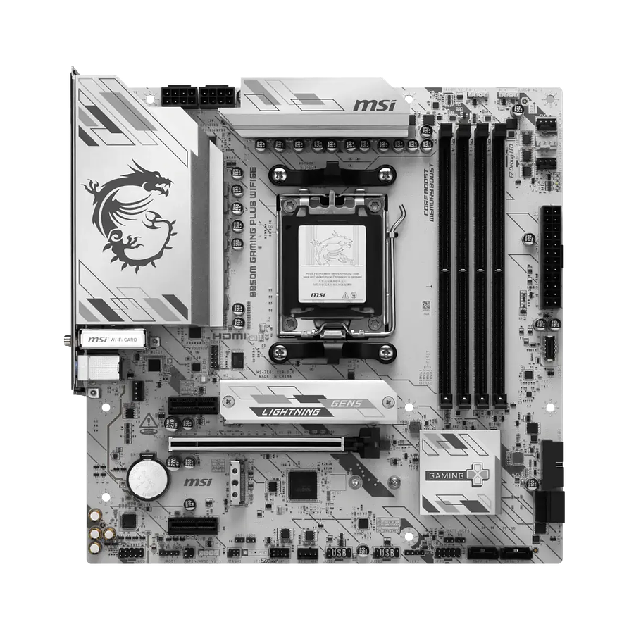 Placa Madre MSI B850M GAMING PLUS WIFI6E AM5 mATX DDR5 Wi-Fi 6E 2