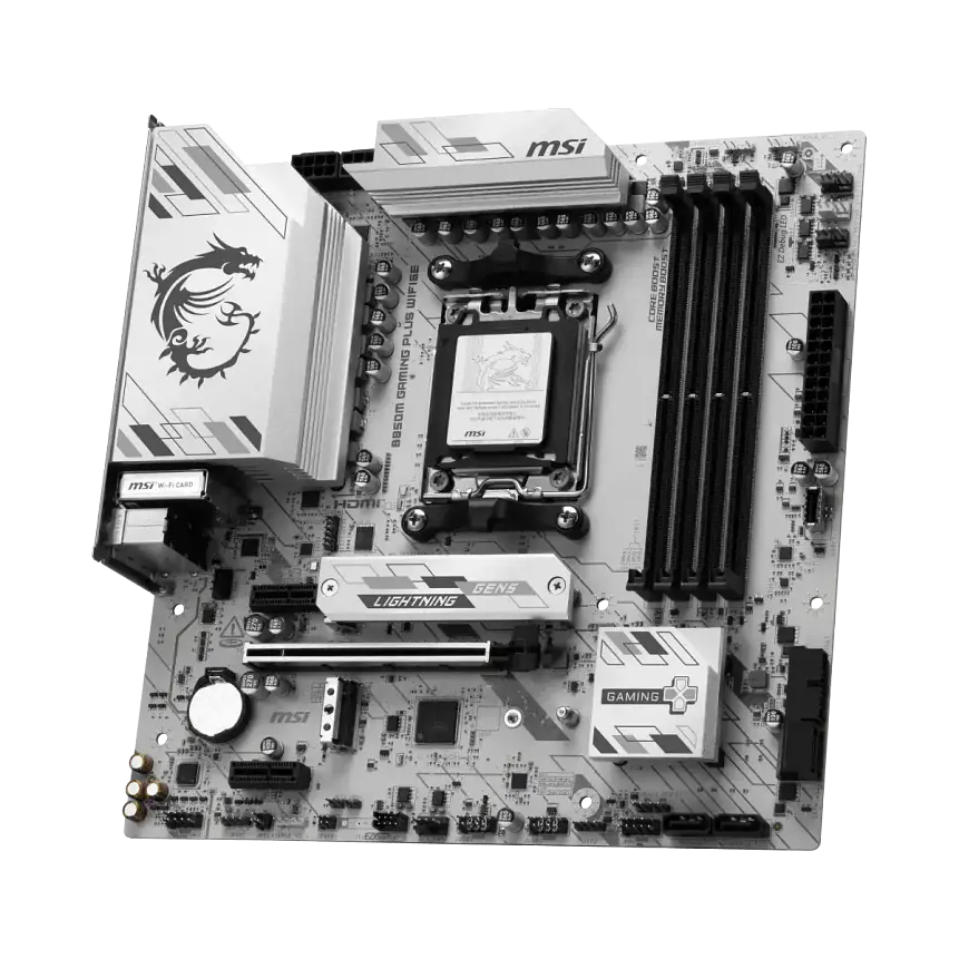 Placa Madre MSI B850M GAMING PLUS WIFI6E AM5 mATX DDR5 Wi-Fi 6E 3