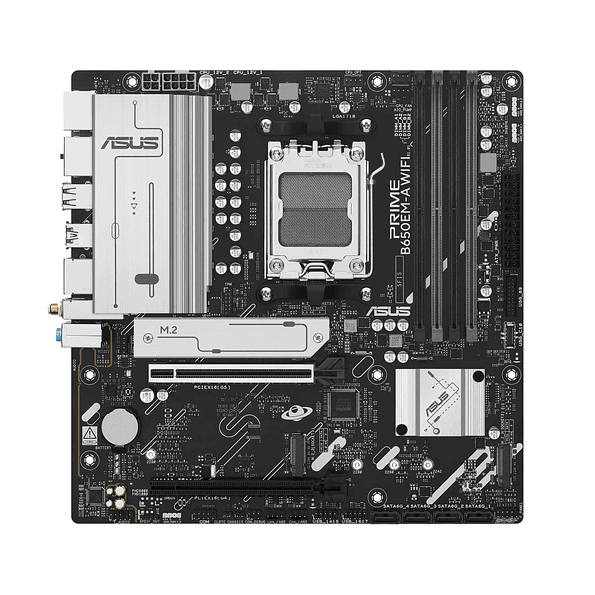 Placa Madre ASUS PRIME B650EM-A WIFI AM5 Micro-ATX DDR5 PCIe 5.0 1