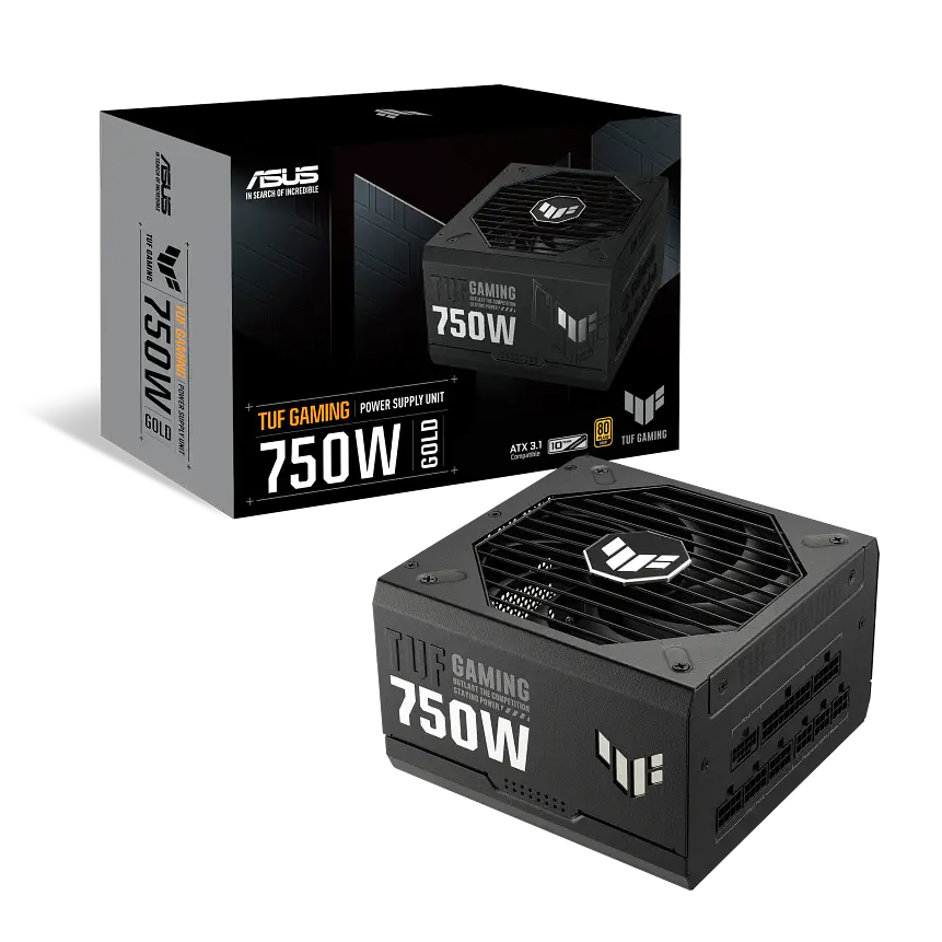 Fuente de Poder ASUS TUF Gaming 750W 80 PLUS Gold Full Modular ATX 3.0 1