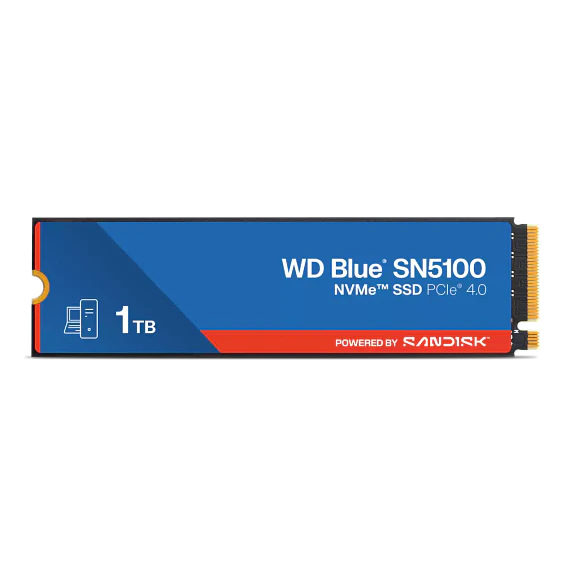 SSD Western Digital Blue SN5100 1TB M.2 NVMe PCIe 4.0 7100MB/s – (WDS100T5B0E) 1