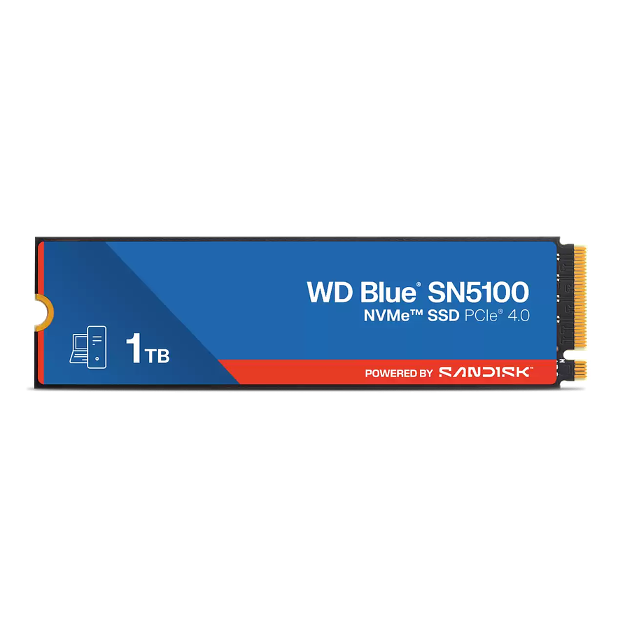 SSD Western Digital Blue SN5100 1TB M.2 NVMe PCIe 4.0 7100MB/s – (WDS100T5B0E) 1