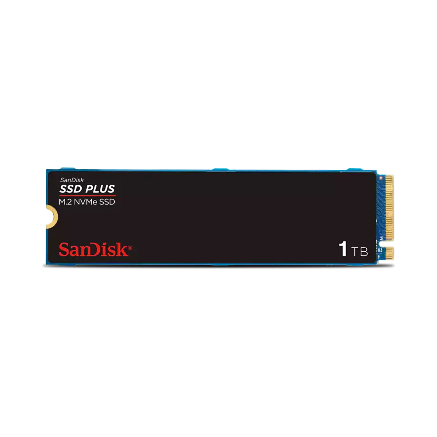 SSD NVMe SanDisk SSD Plus 1TB M.2 2280 PCIe 3.0 – hasta 3200 MB/s 1