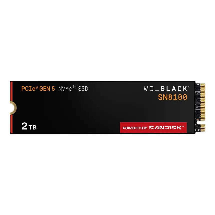 SSD 2TB WD Black SN8100 NVMe M.2 2280 PCIe 4.0 – 14000/14900 MB/s 1