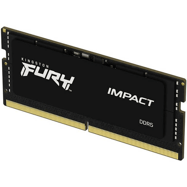 Memoria RAM para Notebook Kingston Fury DDR5 16GB 6400MT/s CL38 SODIMM 2