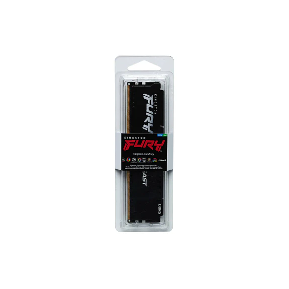 Memoria RAM DDR5 64GB 5600MHz CL36 Kingston FURY Beast Black para PC 4