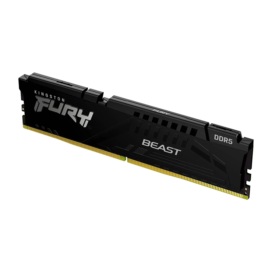 Memoria RAM Kingston Fury Beast Black 32GB DDR5 6400MT/s CL32 para PC 2