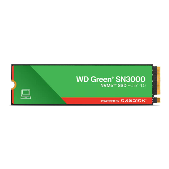 SSD NVMe Western Digital WD Green SN3000 2TB PCIe 4.0 M.2 2280 para PC y Laptop 1