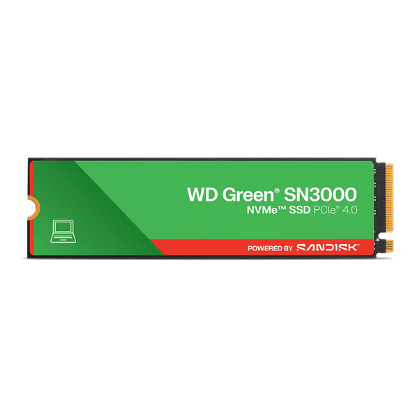 SSD NVMe Western Digital WD Green SN3000 2TB PCIe 4.0 M.2 2280 para PC y Laptop 1