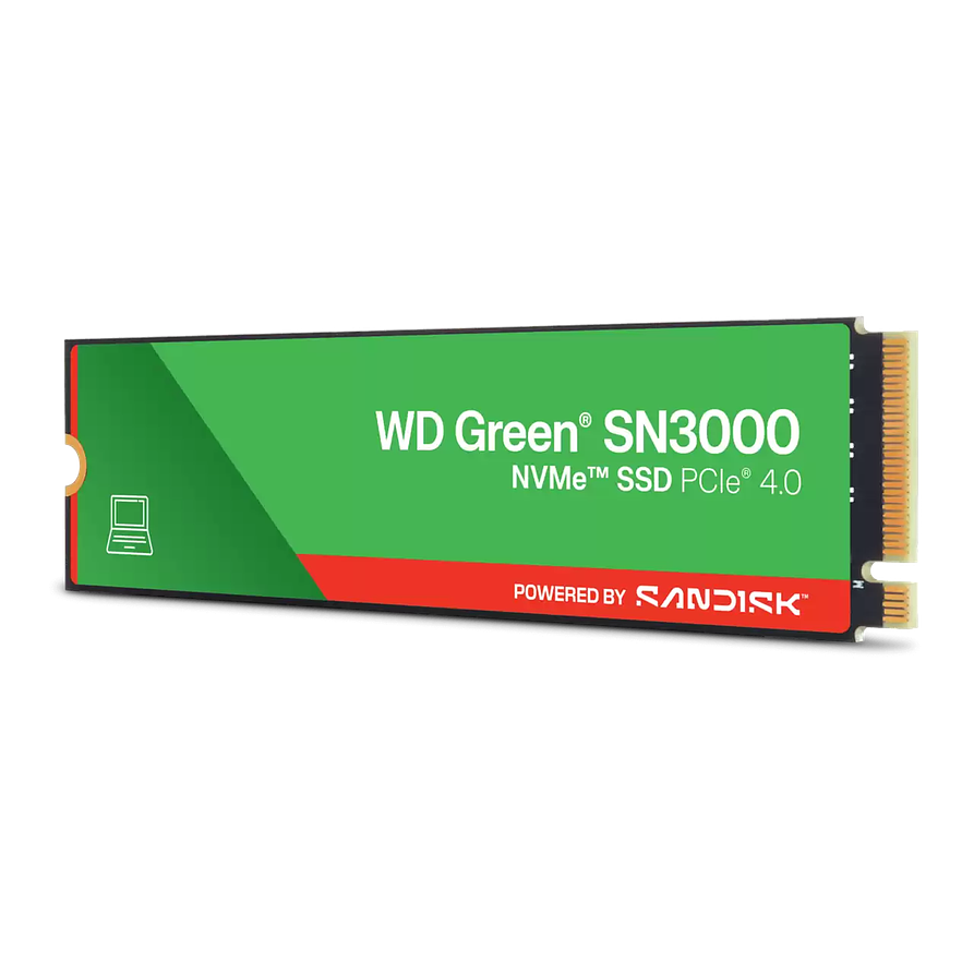 SSD NVMe Western Digital WD Green SN3000 2TB PCIe 4.0 M.2 2280 para PC y Laptop 2