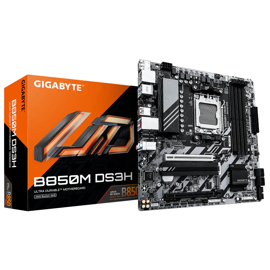Placa Madre Gigabyte B850M DS3H AM5 DDR5 Micro ATX 1