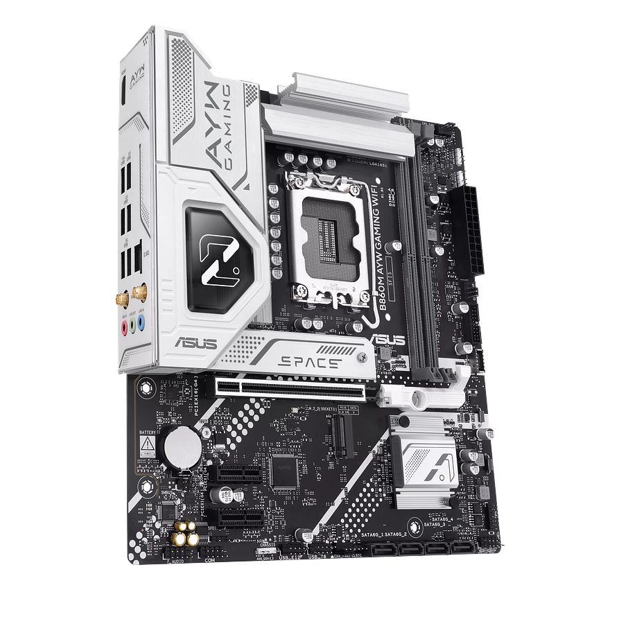 Placa Madre ASUS B860M AYW GAMING WIFI DDR5 LGA 1851 Micro ATX 2