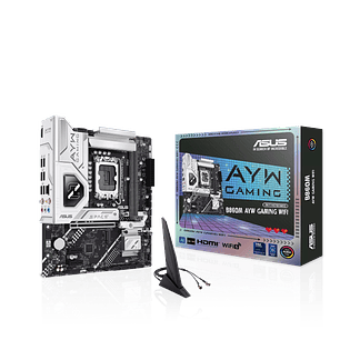 Placa Madre ASUS B860M AYW GAMING WIFI DDR5 LGA 1851 Micro ATX