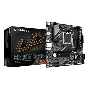 Placa Madre GIGABYTE B650M D3HP AM5 DDR5 Micro ATX 2.5GbE