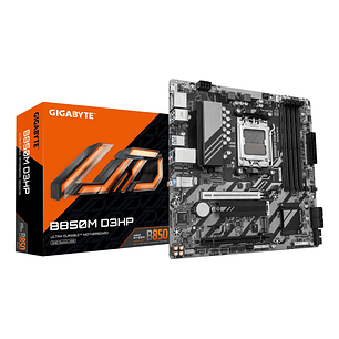 Placa Madre GIGABYTE B850M D3HP AM5 DDR5 Micro ATX PCIe 5.0