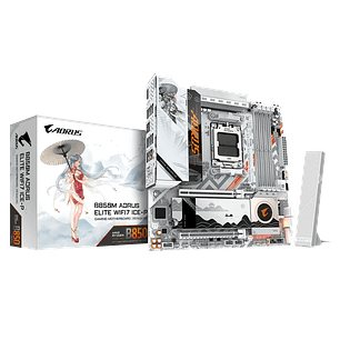 Placa Madre Gigabyte B850M AORUS ELITE WIFI7 ICE-P AM5 DDR5 Micro ATX
