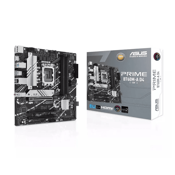 Placa Madre ASUS PRIME B760M-A D4-CSM Micro ATX LGA 1700 DDR4 1