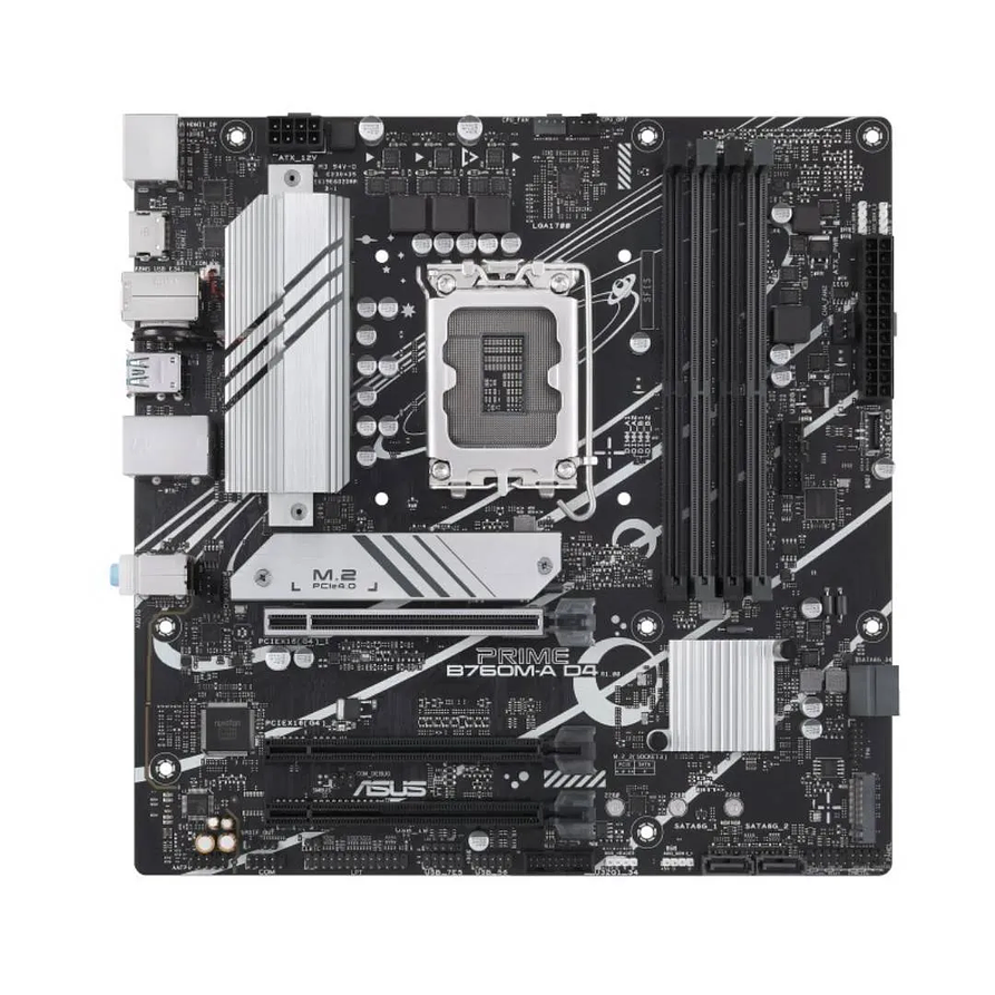 Placa Madre ASUS PRIME B760M-A D4-CSM Micro ATX LGA 1700 DDR4 2