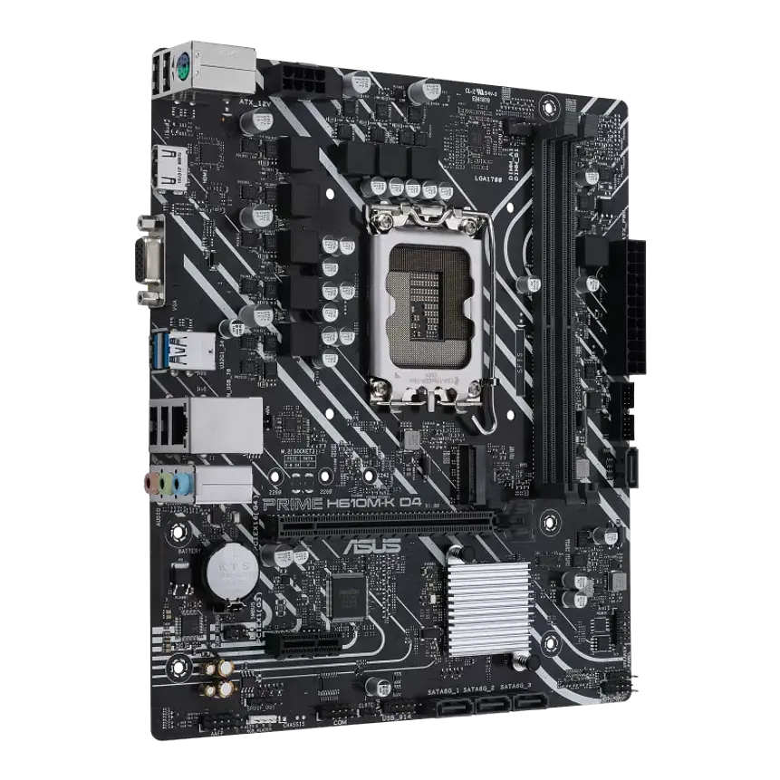 Placa Madre ASUS PRIME H610M-K D4-CSM LGA1700 DDR4 M.2 Micro ATX 3