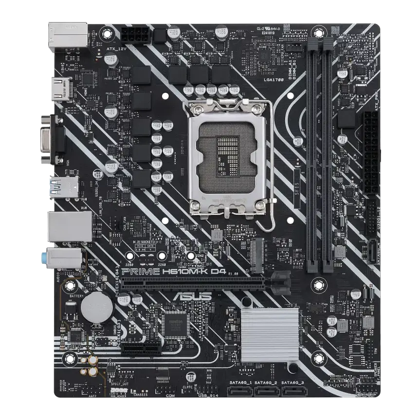 Placa Madre ASUS PRIME H610M-K D4-CSM LGA1700 DDR4 M.2 Micro ATX 2