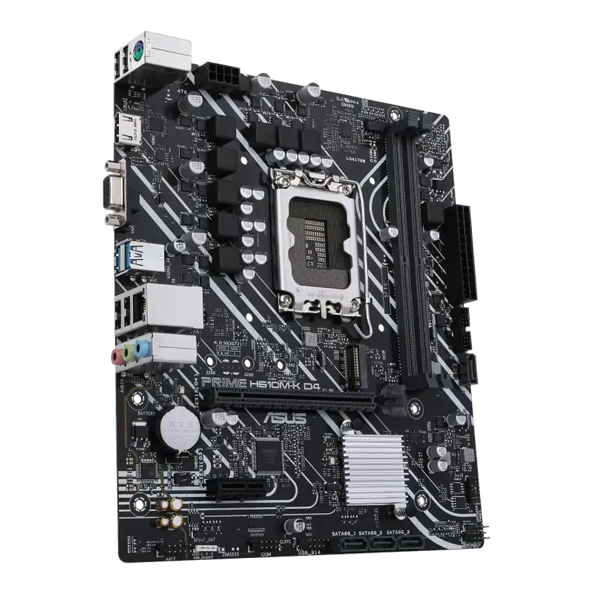 Placa Madre ASUS PRIME H610M-K D4-CSM LGA1700 DDR4 M.2 Micro ATX 4
