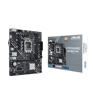 Placa Madre ASUS PRIME H610M-K D4-CSM LGA1700 DDR4 M.2 Micro ATX